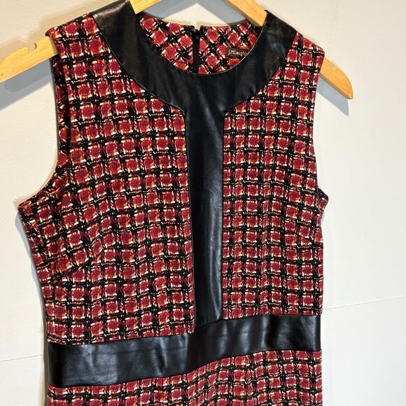 J. McLaughlin Sleeveless Poppy Manhattan Plaid Fit & Flare Dress - size Small - Picture 2 of 6